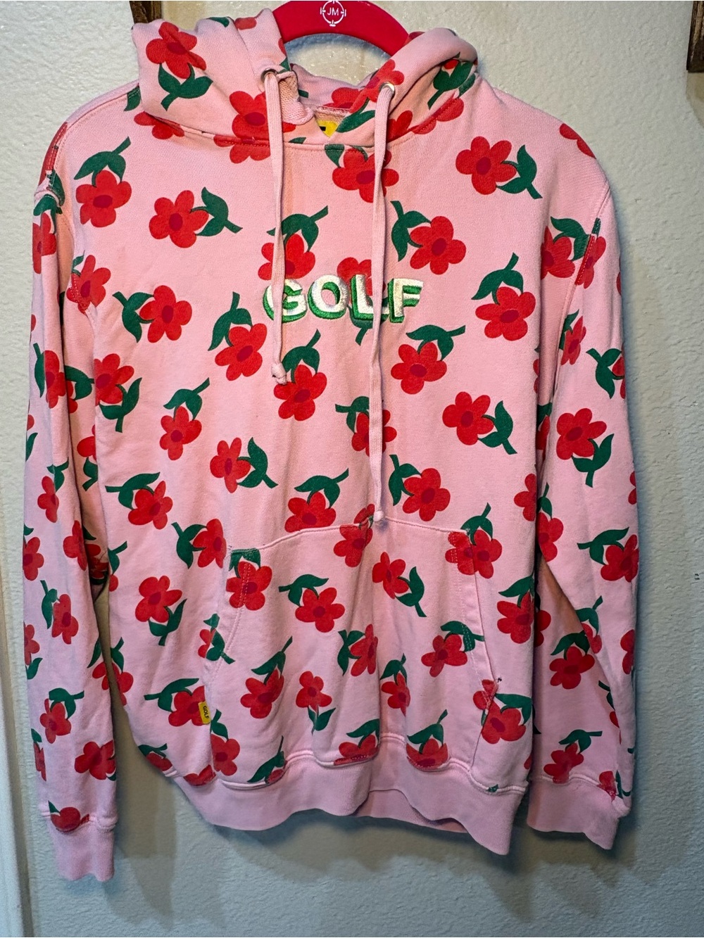Golf Wang Find Some Time Pink Hoodie Sz. Small Odd Future Authentic Some Flaws